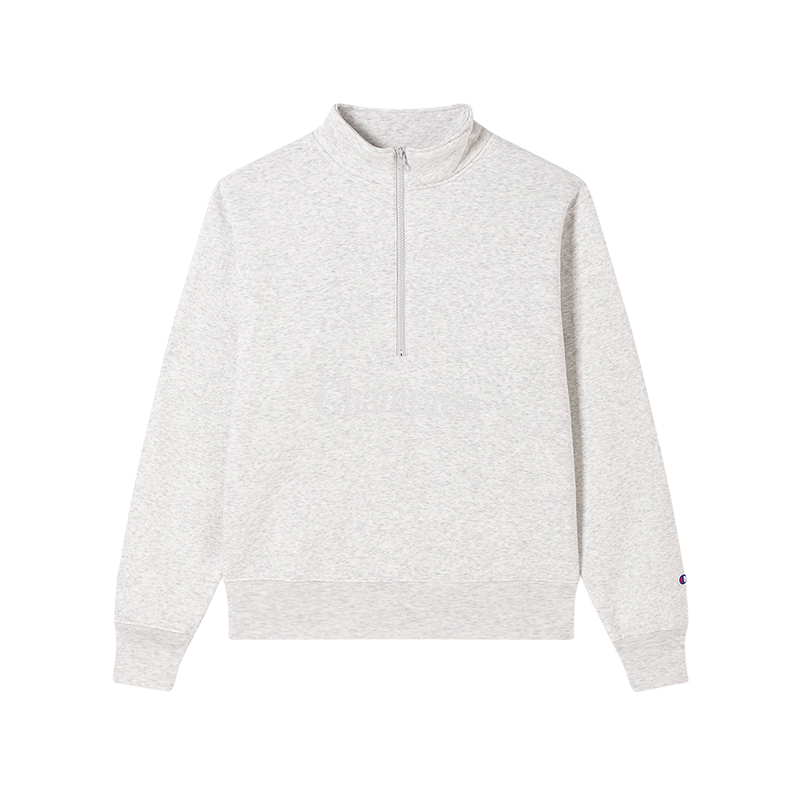 Champion FW24 Unisex Casual Pullover Sweatshirt Crewneck Off-White U4CSWJM042