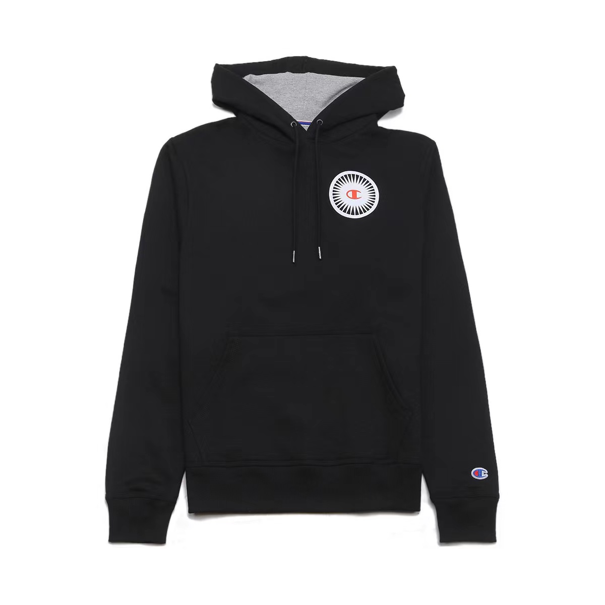 Champion Graphic Print Fleece Pullover Sweatshirt Unisex GF89H-586578-BKC