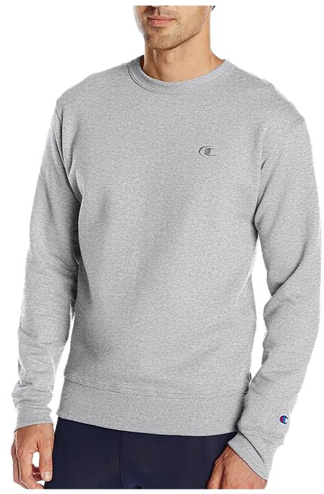 champion-grey-crewneck-fleece-sweatshirt-with-solid-logo-design-s0888-407-d55-45
