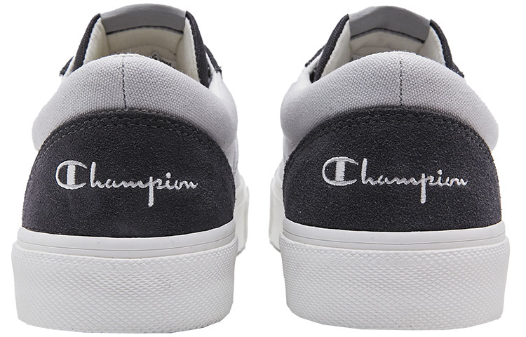 Shop Champion Heritage Suede Low 'Logo Sulaman Blok Warna - Kelabu Lunar' U2BFCTM04P1