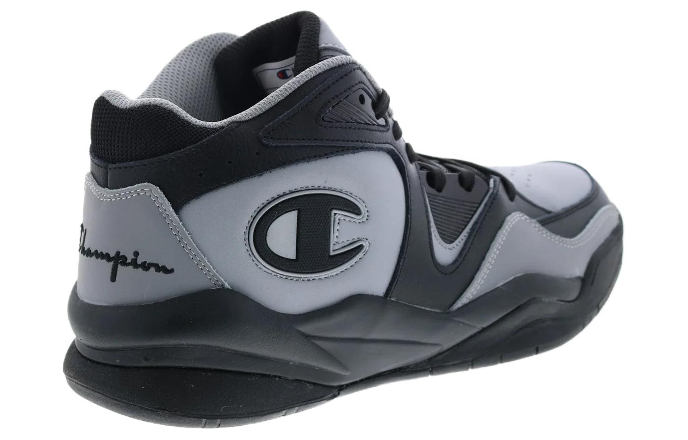 Champion High-Top 'Black Grey' 圖 4