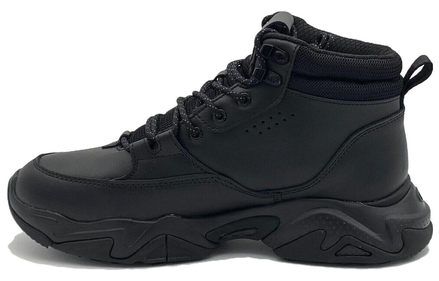 Champion High-Top 'Black Shock-Absorbing Slip-Resistant Dad Shoe'