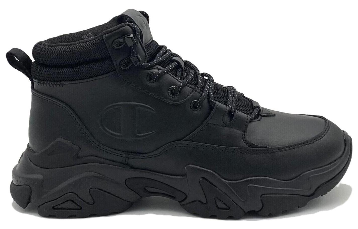 Champion High-Top 'Black Shock-Absorbing Slip-Resistant Dad Shoe' 圖 2