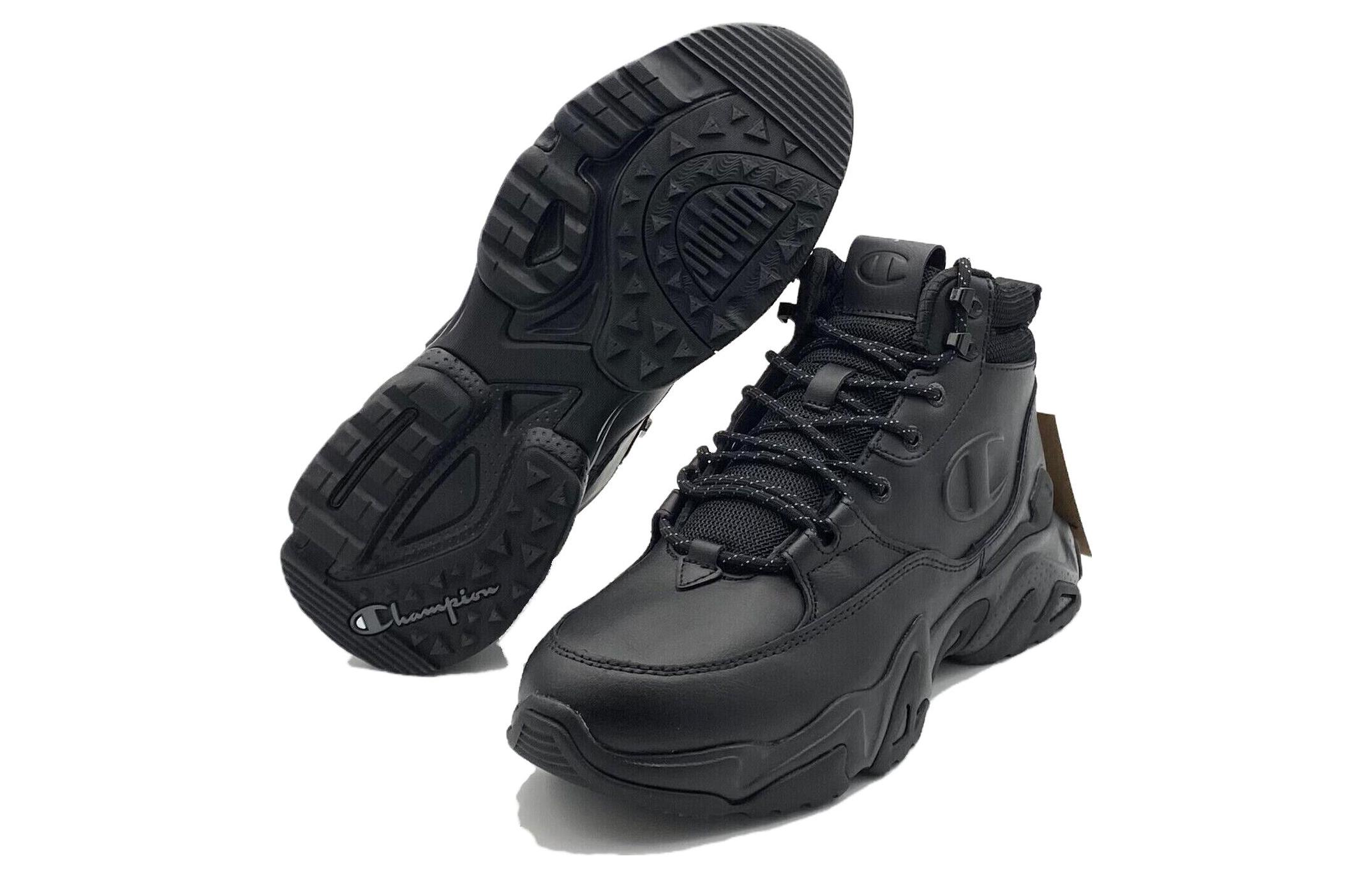 Champion High-Top 'Black Shock-Absorbing Slip-Resistant Dad Shoe' 圖 3
