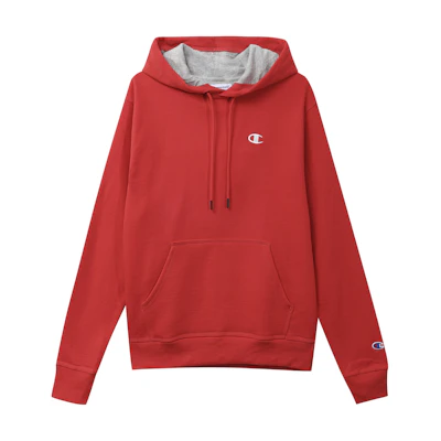 Champion Hoodie Fleece Pullover Red Unisex US Edition S0889-407D55-U7J
