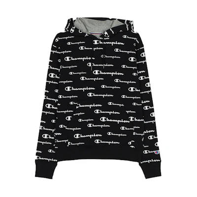 Champion Horizontal Script Logo Print Fleece Pullover Sweatshirt Unisex US Edition S5735P