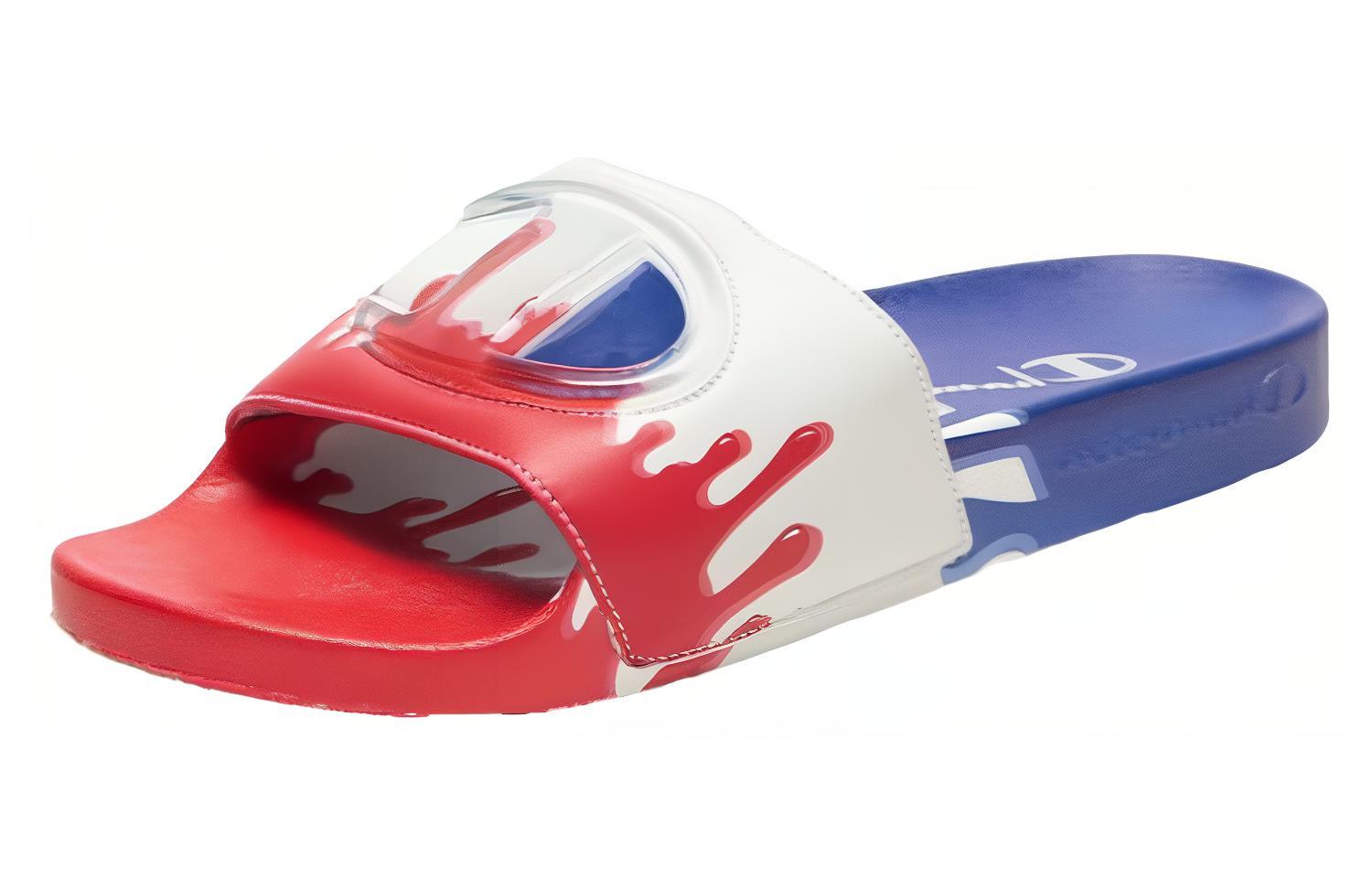 Champion IPO Drip Slides 'Red White Blue' CP102177M