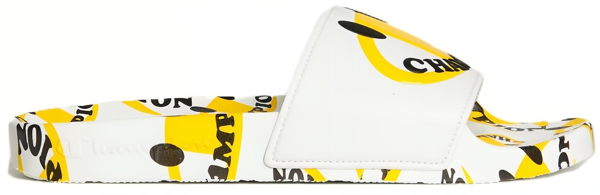 Champion IPO Slide 'Smiley Comfort Yellow' CP102040M Order Champion IPO Slide 'Smiley Comfort Yellow' CP102040M