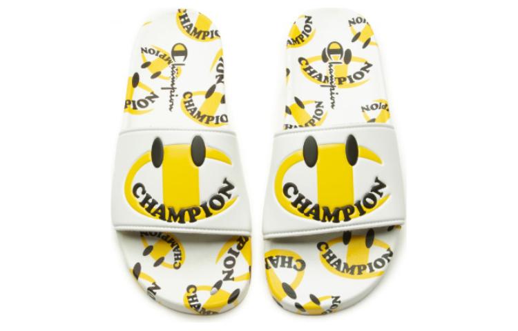 Shop Champion IPO Slide 'Smiley Comfort Yellow' CP102040M