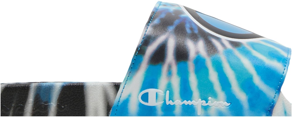 Champion IPO Slide 'Tie Dye - Blue Black' CP101191M Order Champion IPO Slide 'Tie Dye - Blue Black' CP101191M