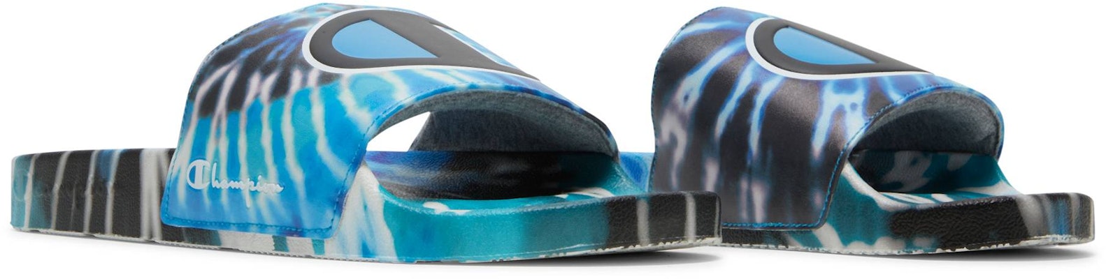 Champion IPO Slide 'Tie Dye - Blue Black' CP101191M Cheap Champion IPO Slide 'Tie Dye - Blue Black' CP101191M