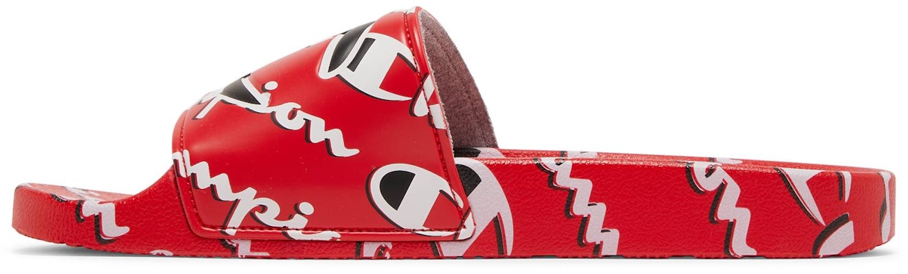 Champion IPO Slides 'Repeat Print - Scarlet' CP100572M Lookbook Champion IPO Slides 'Repeat Print - Scarlet' CP100572M