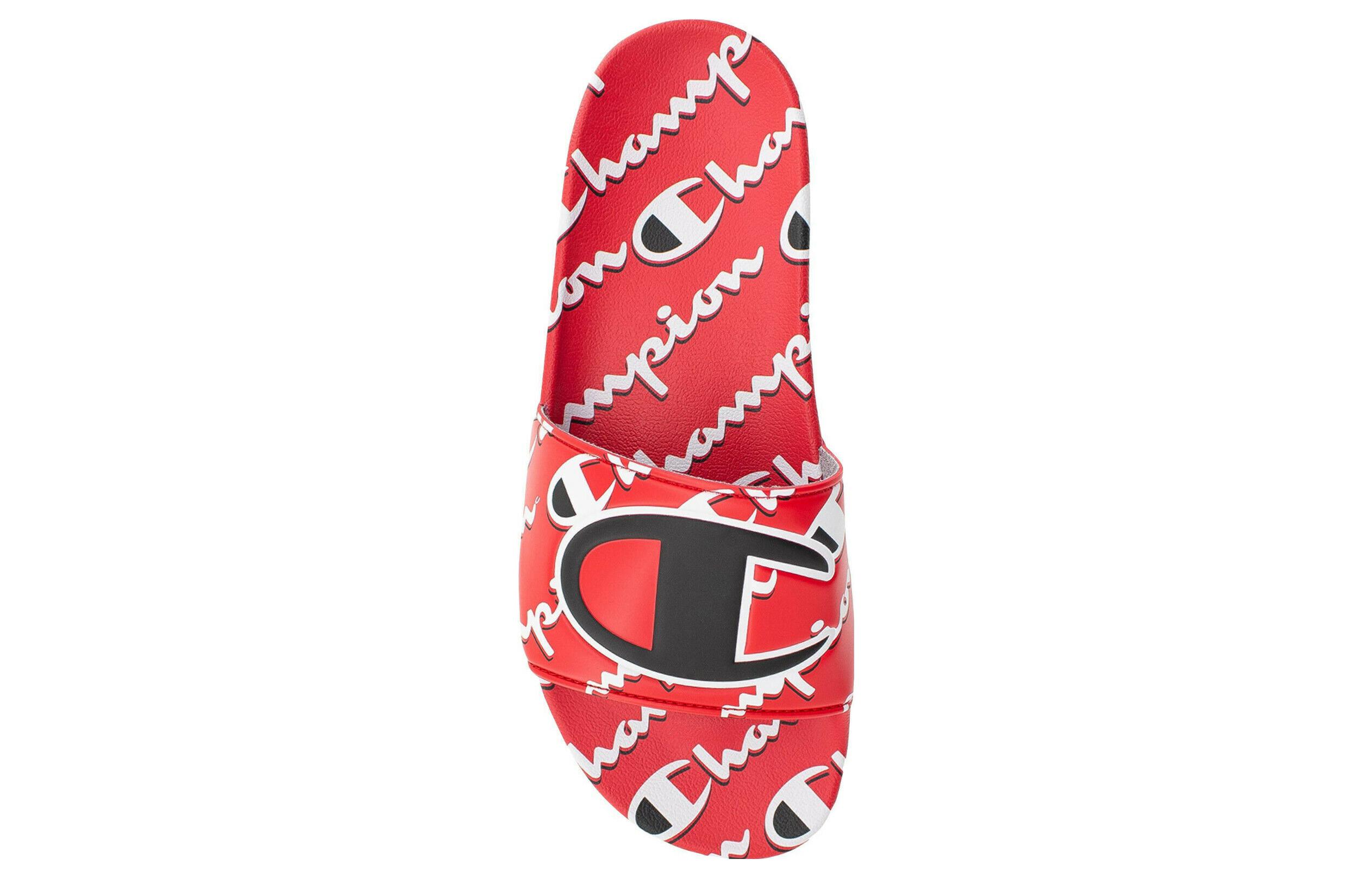 Shop Champion IPO Slides 'Repeat Print - Scarlet' CP100572M