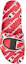 Shop Champion IPO Slides 'Repeat Print - Scarlet' CP100572M