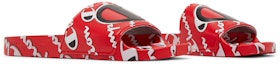 Cheap Champion IPO Slides 'Repeat Print - Scarlet' CP100572M