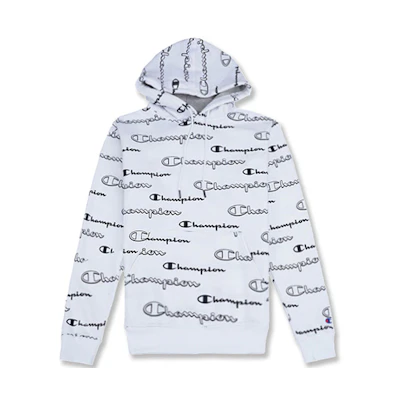 Champion Irregular Script Logo Print Fleece Hoodie Winter Edition (US Version) S5735P-ANQB