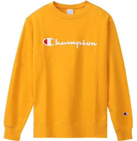 champion-japanese-script-logo-crewneck-sweatshirt-yellow-unisex-c3-q002-m501