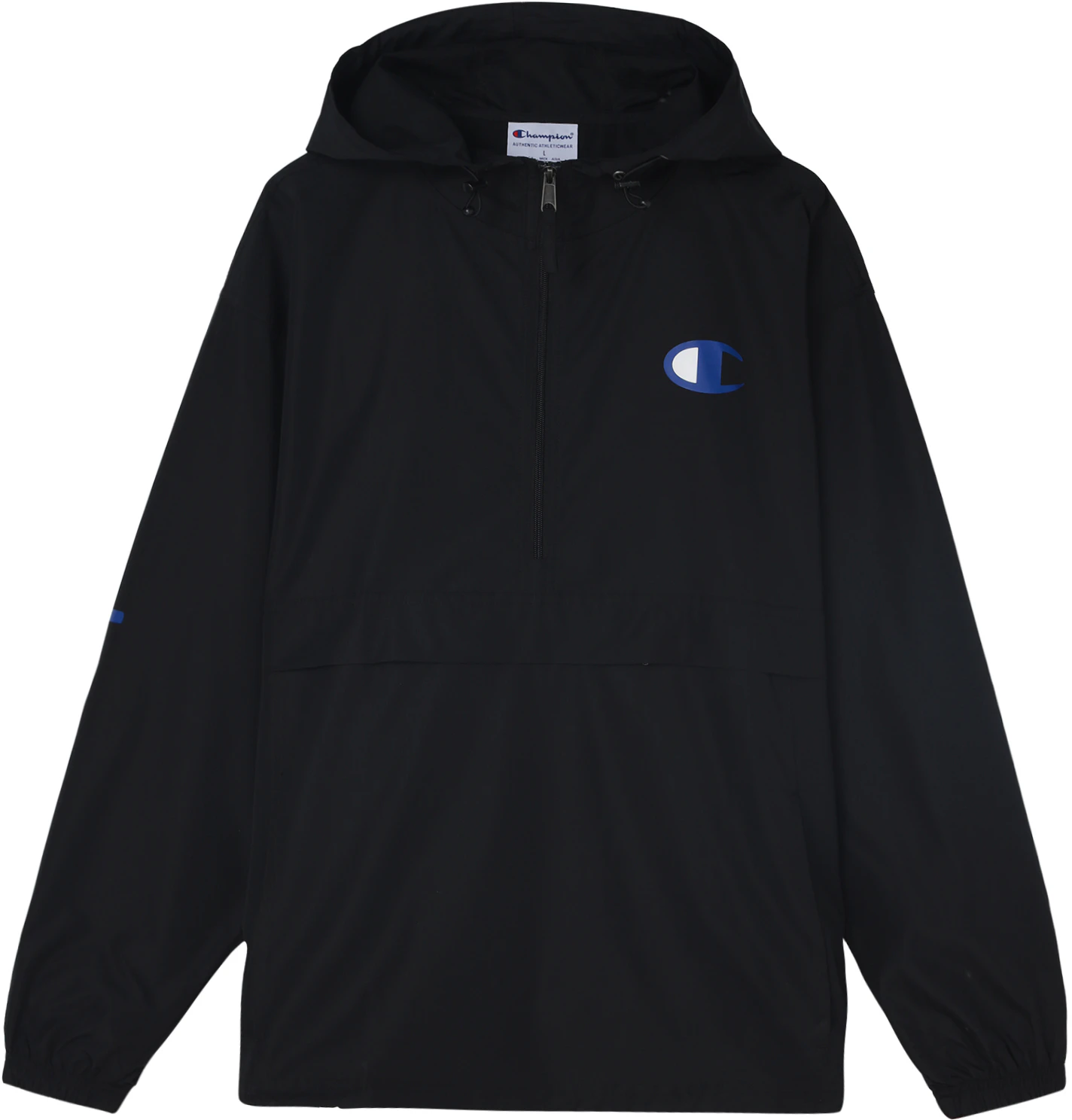 champion-kirin-arm-pure-color-half-zip-jacket-with-script-logo-unisex-v1012-003