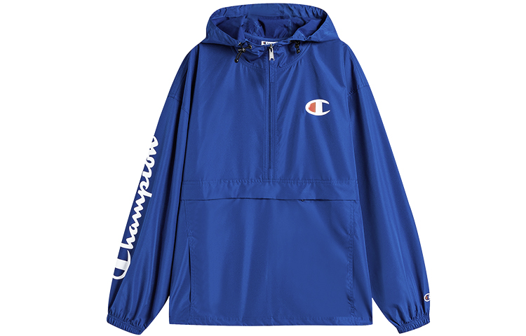 Champion Kirin Arm Script "C" Zip-Up Jacket Unisex Blue V1012-550743-GUX
