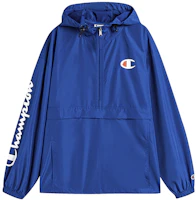 Champion Kirin Arm Script "C" Zip-Up Jacket Unisex Blue V1012-550743-GUX Champion Kirin Arm Script "C" Zip-Up Jacket Unisex Blue V1012-550743-GUX