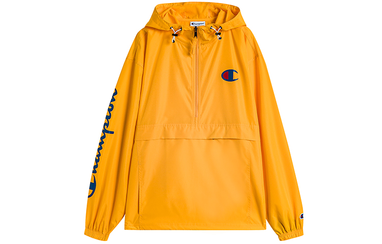 Champion Kirin Arm Script C 1/2 Zip Pullover Jacket Yellow Unisex V1012-550743-BYC