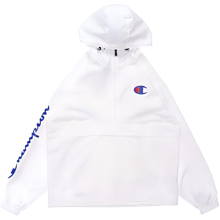 Champion Kirin Signature Half-Zip Casual Sport Jacket Unisex White V1012-550743-045
