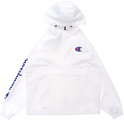 Champion Kirin Signature Half-Zip Casual Sport Jacket Unisex White V1012-550743-045 Order Champion Kirin Signature Half-Zip Casual Sport Jacket Unisex White V1012-550743-045