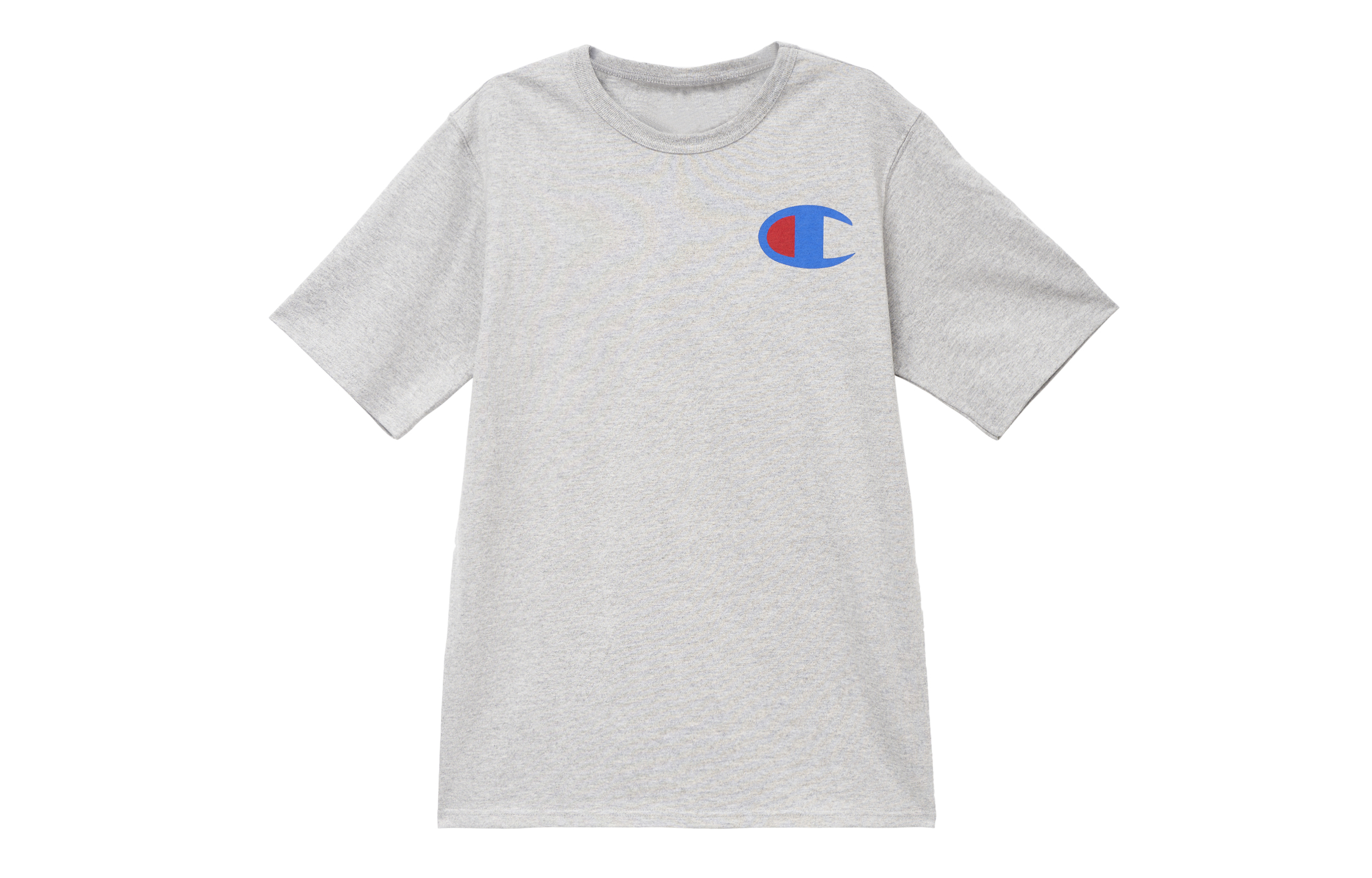Champion Large Logo Crewneck T-Shirt US Unisex Grey GT19 Y06137-1