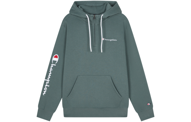 Champion Legacy Fleece Sweatshirt Green Unisex - Stylish, Cozy with Embroidered Logo EM-YSW18