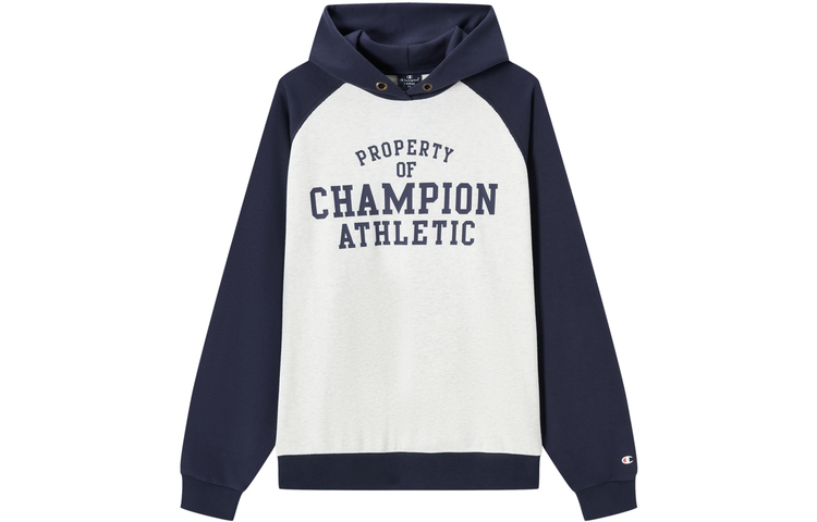 Champion Legacy Pullover Vintage Print Raglan Colorblock Sweatshirt Unisex EM-YSW02