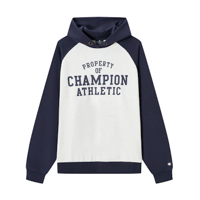 Champion Legacy Pullover Vintage Print Raglan Colorblock Sweatshirt Unisex EM-YSW02