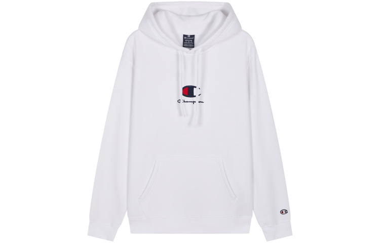Champion Legacy SS24 Embroidered Dual-Logo Hoodie Unisex Casual Comfy Fashion U4ASWEM25