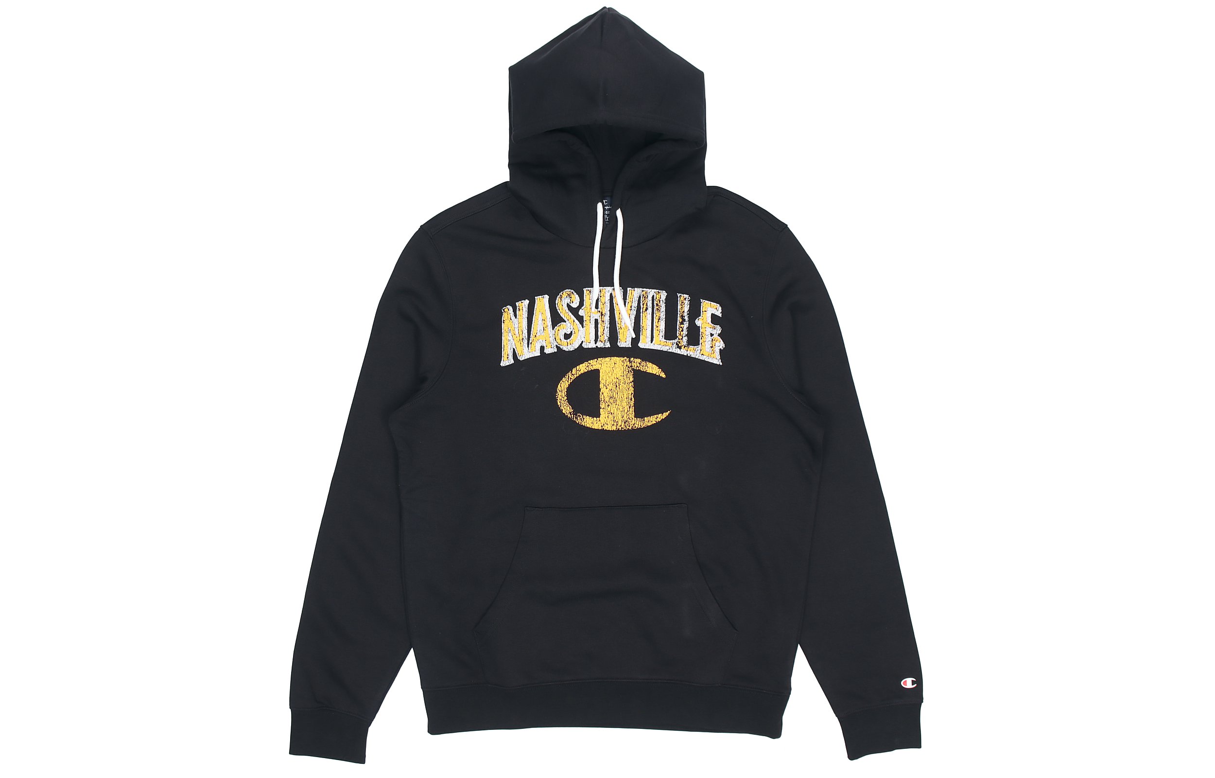 Champion Letter Logo Fleece Hoodie Winter Edition Unisex Black EM-SSW08-M201