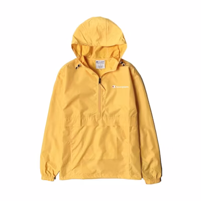 Champion Letter Logo Half-Zip Soft Shell Hoodie Waterproof Jacket Unisex CHA-V1012