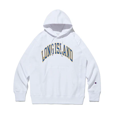 Champion Letter Printed Hoodie Unisex White CKTS3F503WT