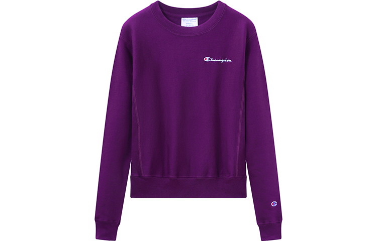 Champion Life Premium Double Logo Crewneck Sweatshirt Unisex Purple (US Version) GF70-Y06819-A-T1F