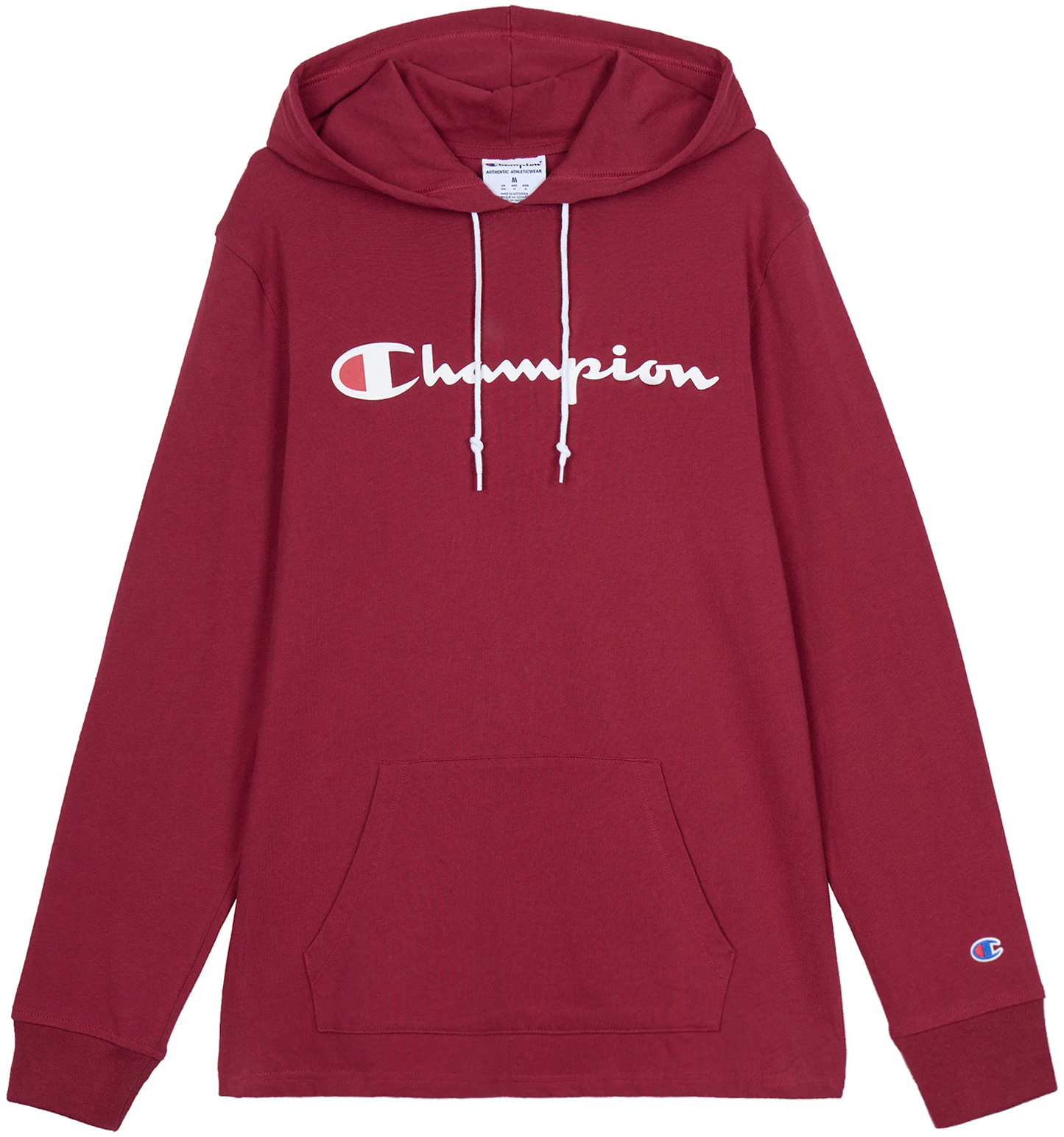 champion-lightweight-cherry-red-pullover-sweatshirt-with-cursive-logo-unisex-t4177-549921-wfu