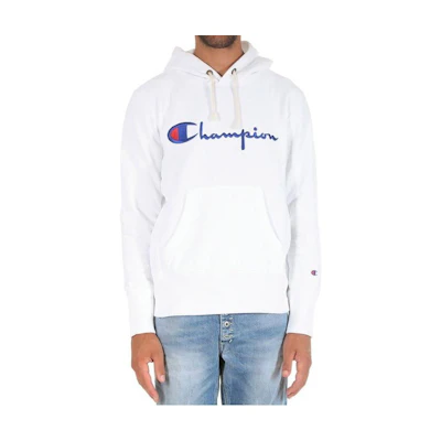 Champion Logo Graphic Pullover Sweatshirt White 210967-WW001