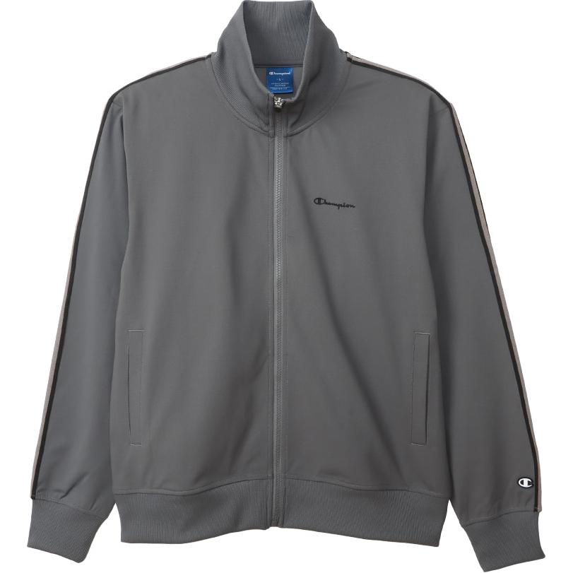 Champion Logo High-Neck Zip-Up Long-Sleeve Jacket for Men C3-ASE01