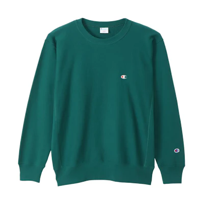 Champion Logo Patch Crewneck Sweatshirt Japan Edition Unisex C3-T016