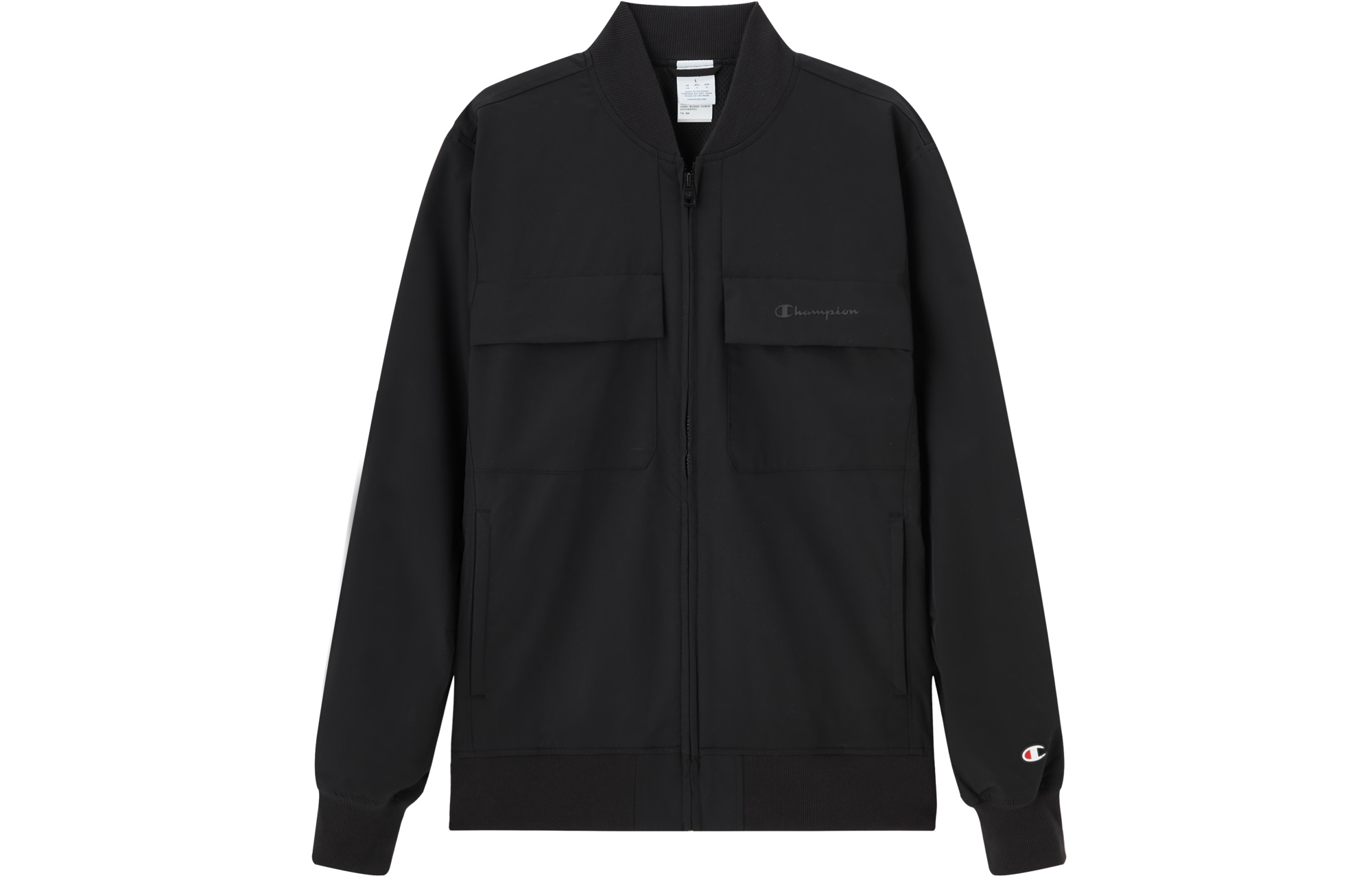 Champion Logo Printed Solid Color Baseball Jacket Unisex UM-XOT05