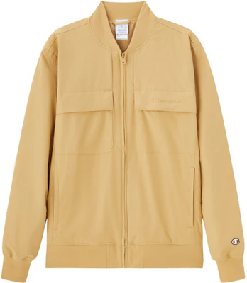 Champion Logo Printed Solid Color Baseball Jacket Unisex UM-XOT05 Shop Champion Logo Printed Solid Color Baseball Jacket Unisex UM-XOT05