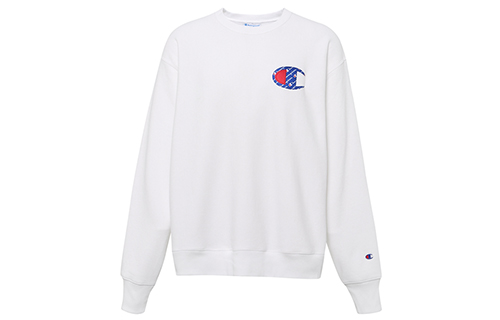 Champion Logo Pullover Sweatshirt White (US Version) Loose Fit GF70-Y07472-11
