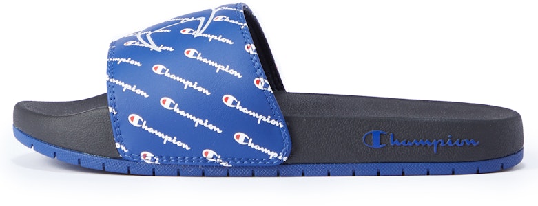 Champion Logo Slides 'Cetak Penuh Biru' U1CFASU04M1 Buy Champion Logo Slides 'Cetak Penuh Biru' U1CFASU04M1