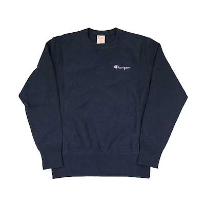 Champion Logo Sweatshirt Navy Blue Unisex (US Version) CEM603-NYC