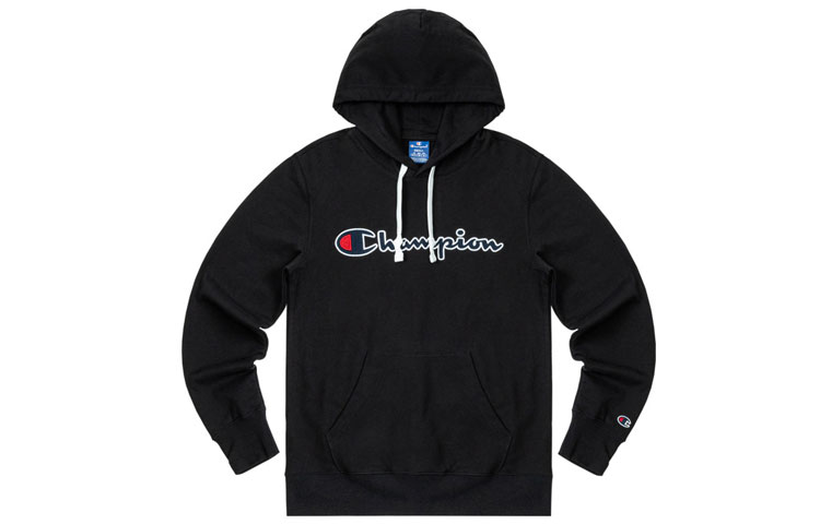 Champion Loose Fit Big C Logo Cotton Sweatshirt Unisex - Black LW05417-090