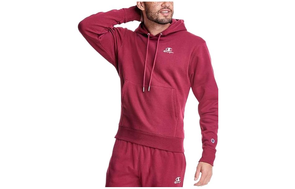 Champion Loose Fit Logo Print Hoodie Red S65585-51873-ZV0