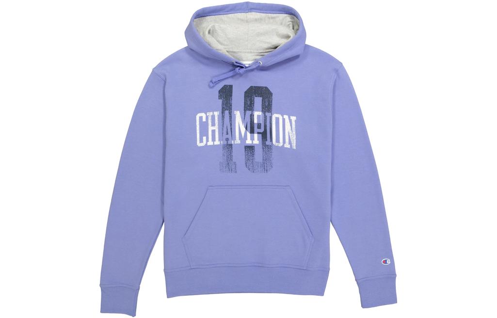 Champion Loose Long-Sleeve Sweatshirt with Letter and Number Print GF89H-586A6B