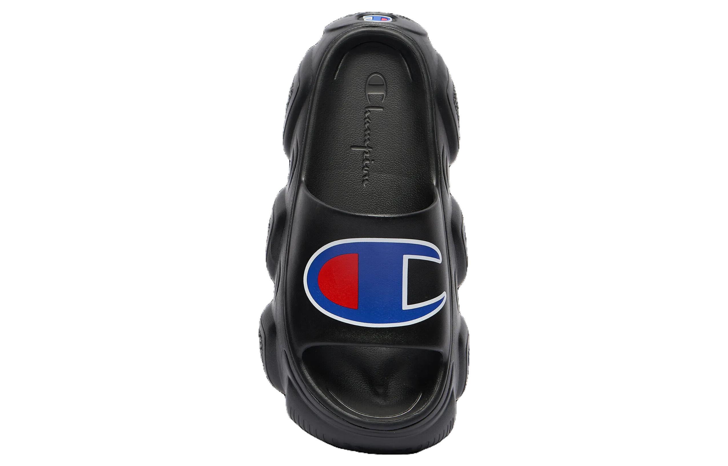 Lookbook 챔피온 멜로소 스퀴시 슬라이드 (블랙) CP101875M