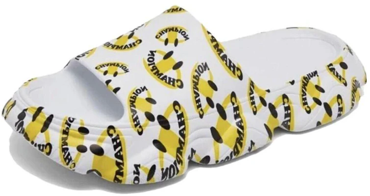 Champion Meloso Squish Smile Ciabatte ''Bianco Giallo'' CP102209M Buy Champion Meloso Squish Smile Ciabatte ''Bianco Giallo'' CP102209M